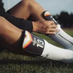 Football shin guards FOUL DE design + ID(2)
