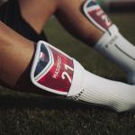 Football shin guards FOUL AT design + ID(2)