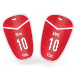 Football shin guards FOUL AT design + ID(1)