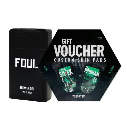 Gift voucher for custom shin pads