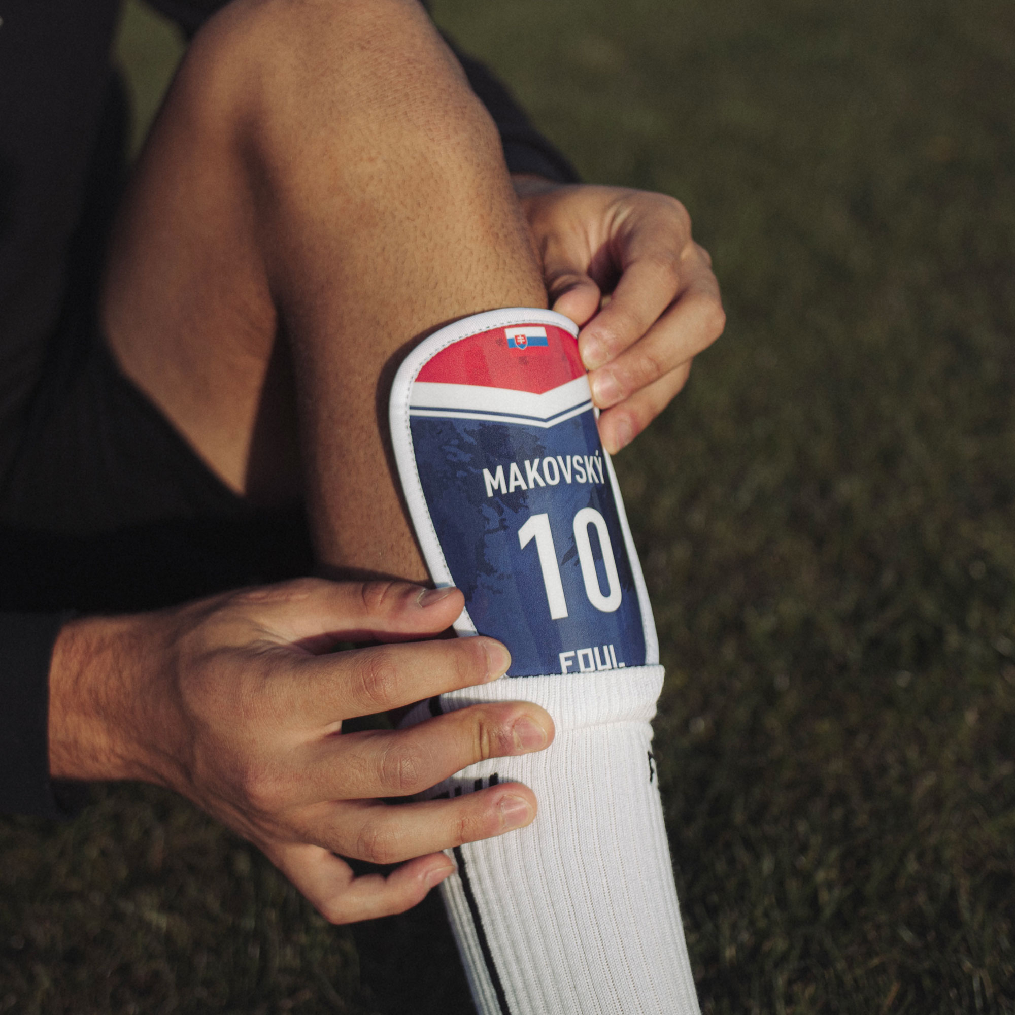 Football shin guards FOUL SK design + ID(3)