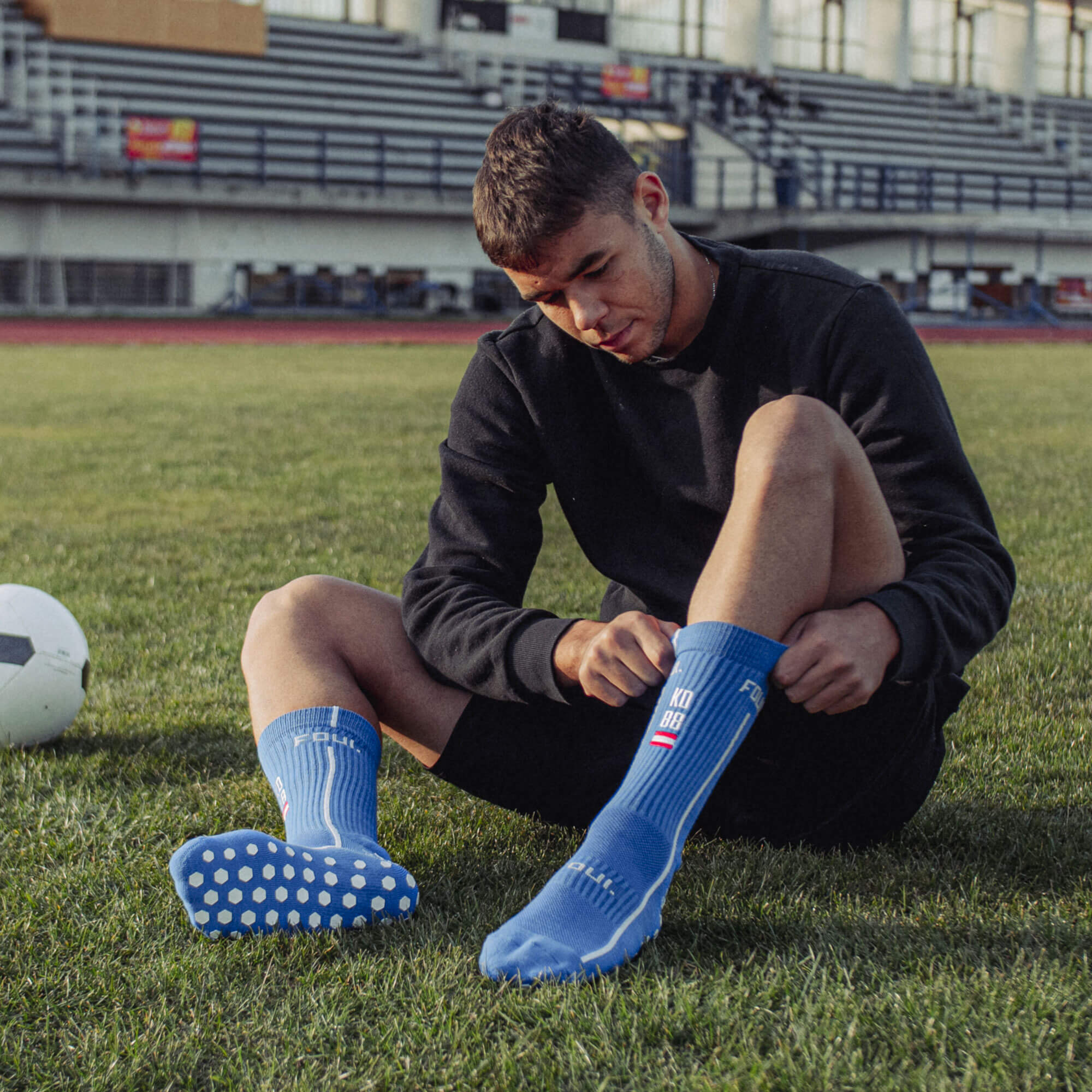 Football grip socks FOUL with ID(5)