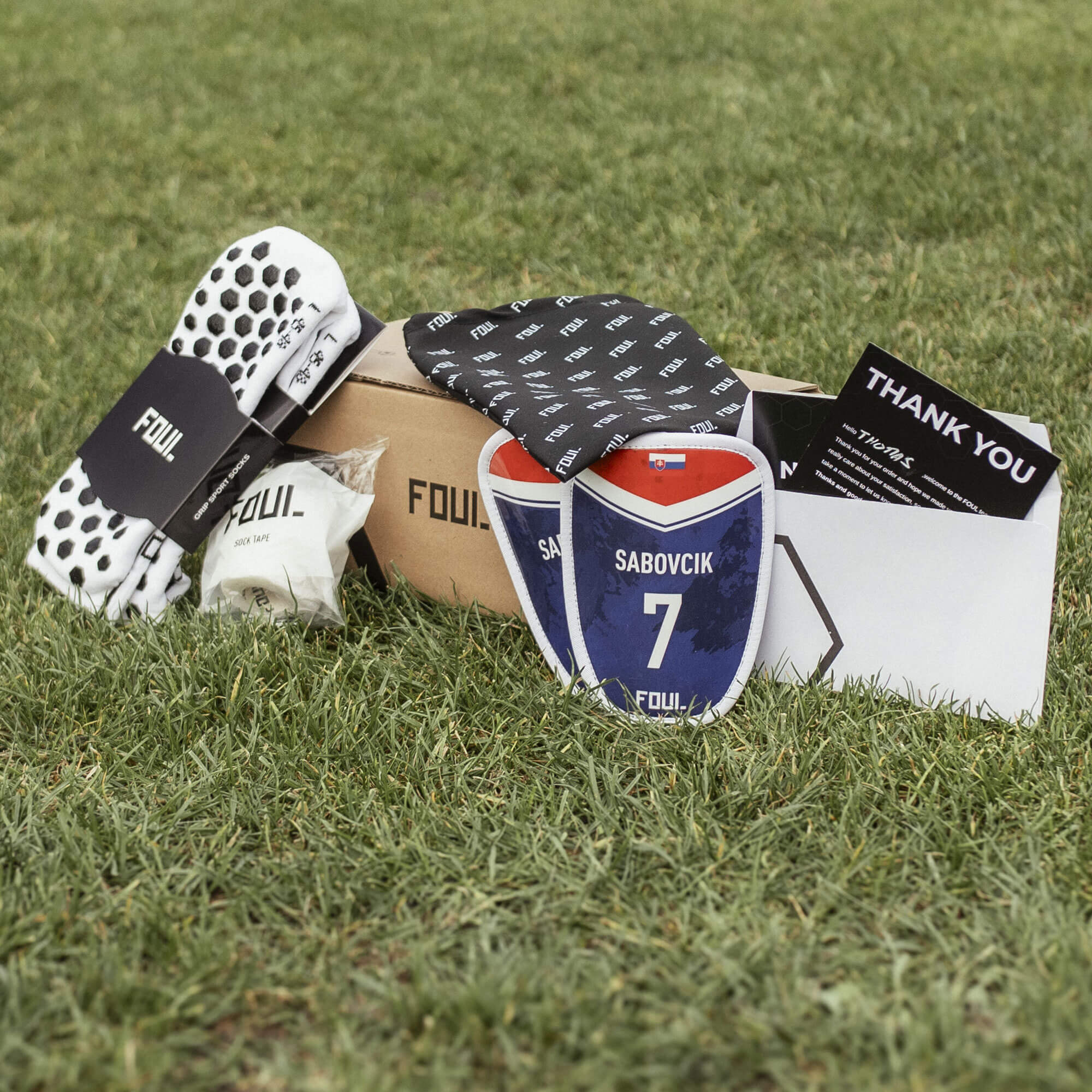 Football shin guards FOUL SK design + ID(5)